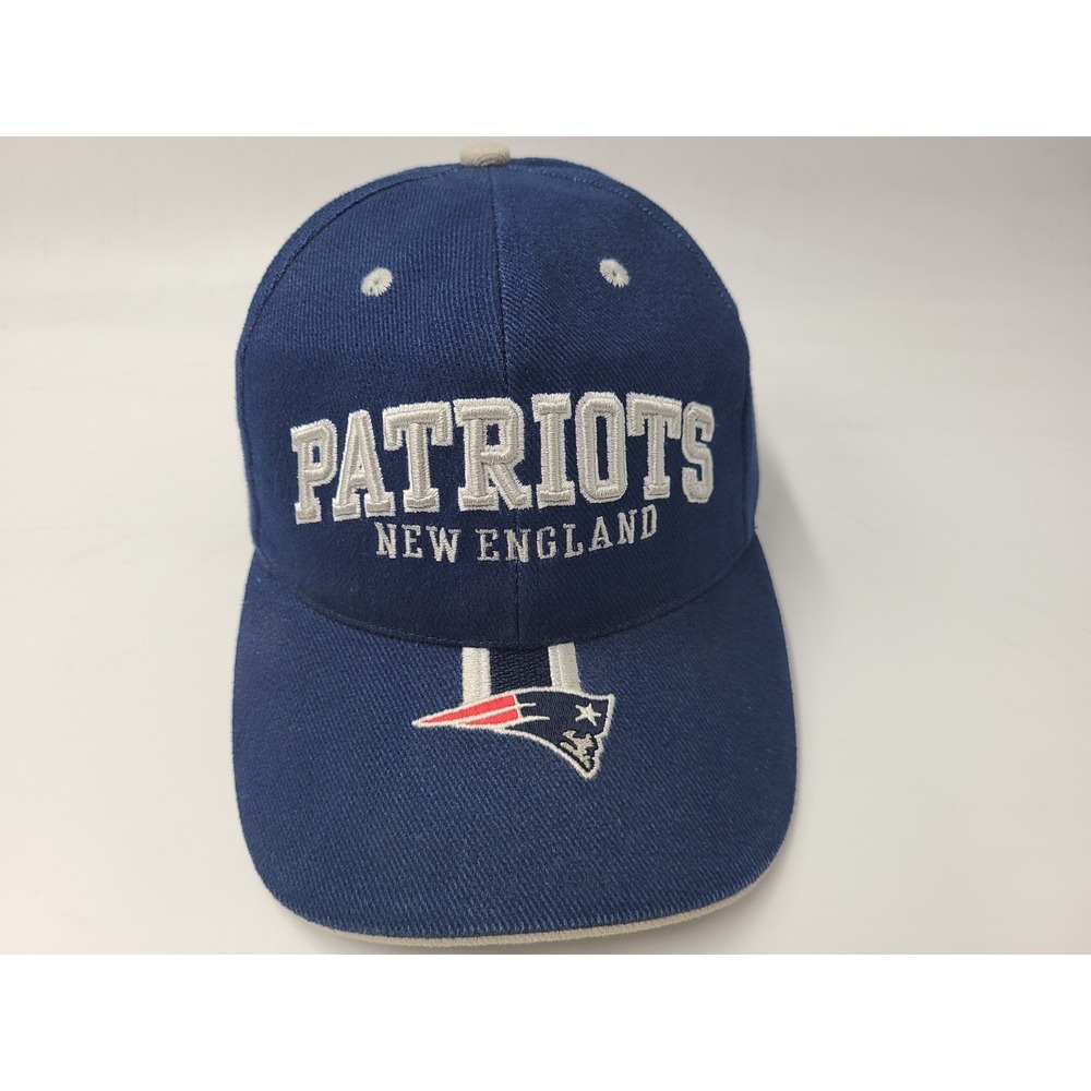 Vintage New England Patriots Team NFL Adjustable Hat Cap Men Women Football Blue